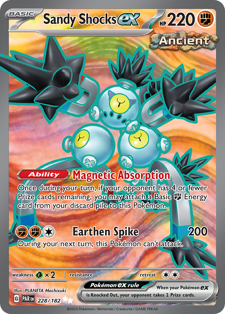 Sandy Shocks ex – Paradox Rift 228/182 Pokémon card