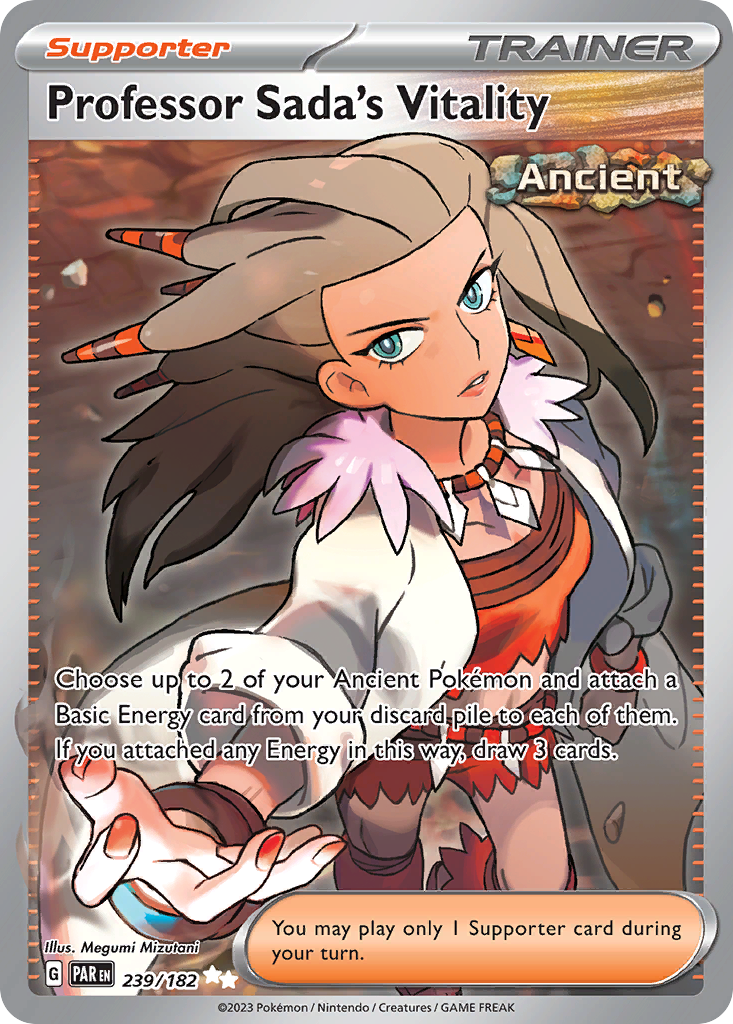 Professor Sada's Vitality – Paradox Rift 239/182 Pokémon card