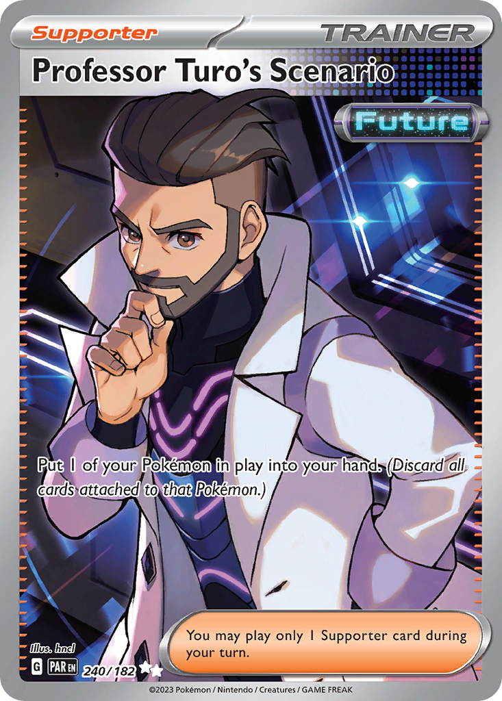 Professor Turo's Scenario – Paradox Rift 240/182 Pokémon card