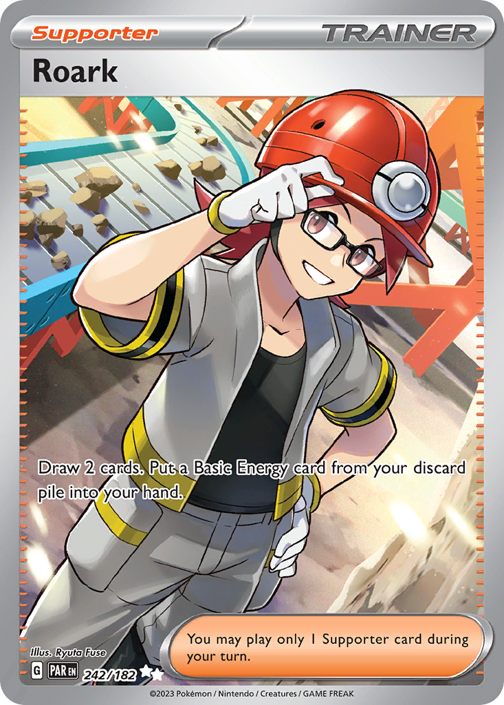 Roark – Paradox Rift 242/182 Pokémon card