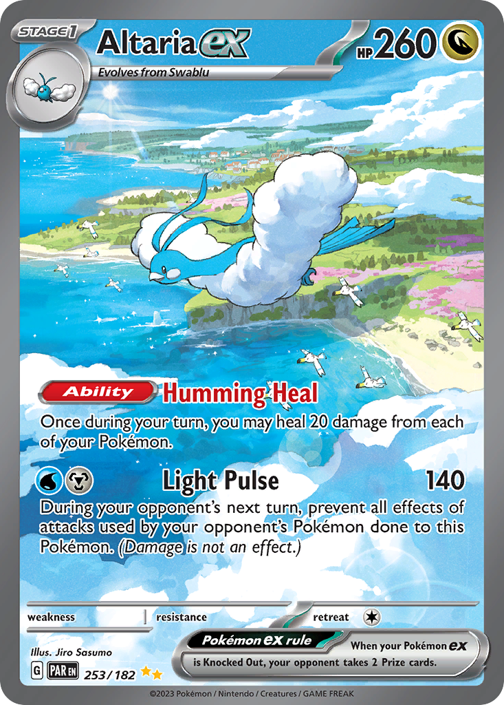 Altaria ex – Paradox Rift 253/182 Pokémon card