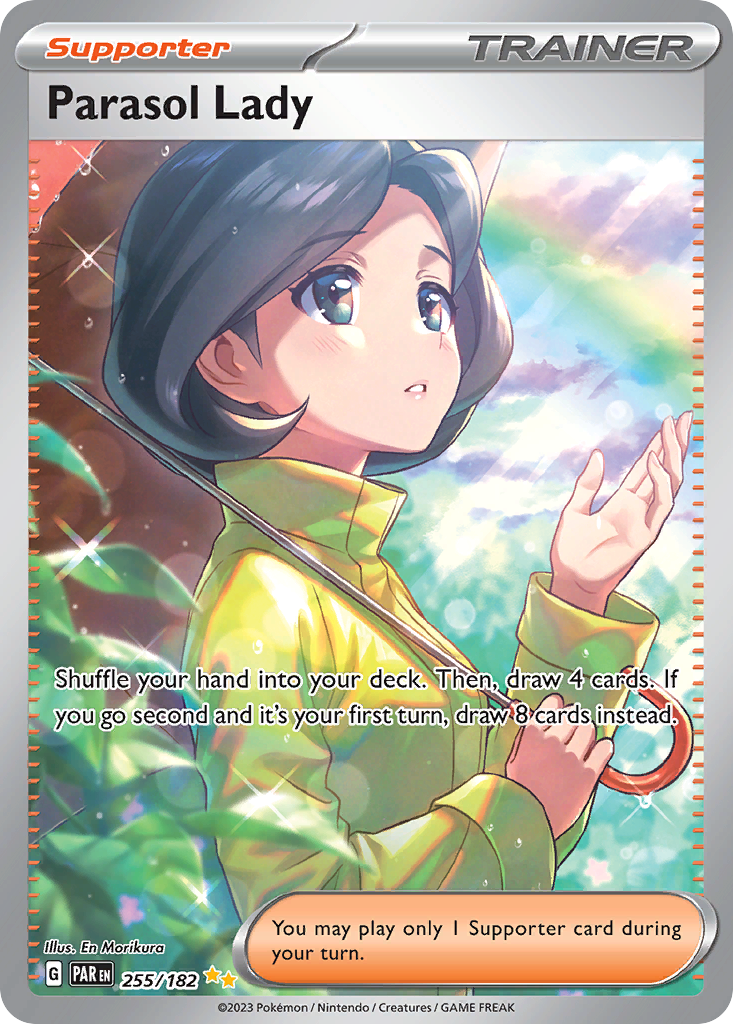 Parasol Lady – Paradox Rift 255/182 Pokémon card