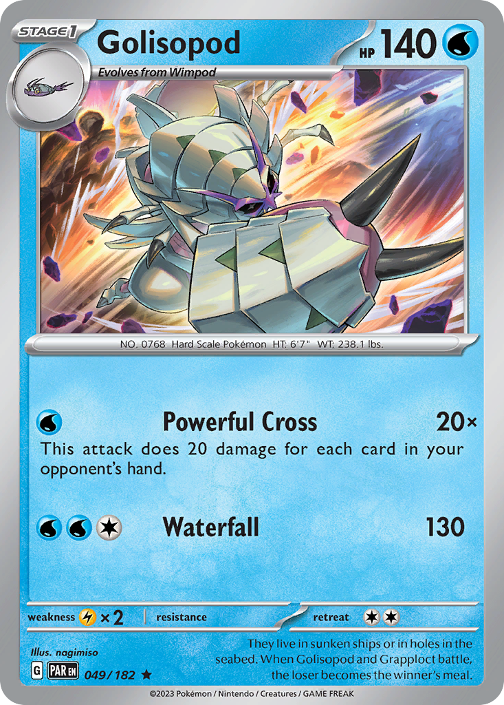 Golisopod – Paradox Rift 049/182 Pokémon card