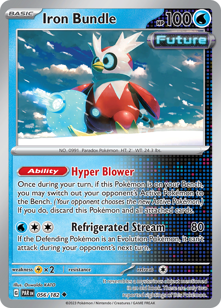 Iron Bundle – Paradox Rift 056/182 Pokémon card