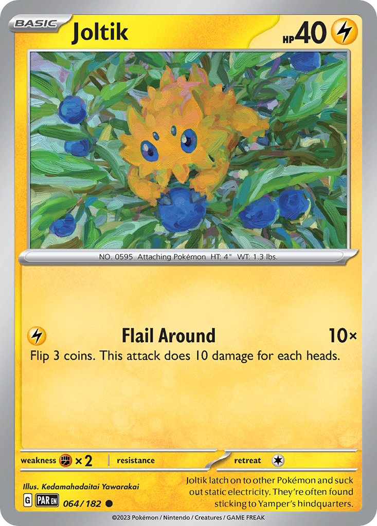 Joltik – Paradox Rift 064/182 Pokémon card