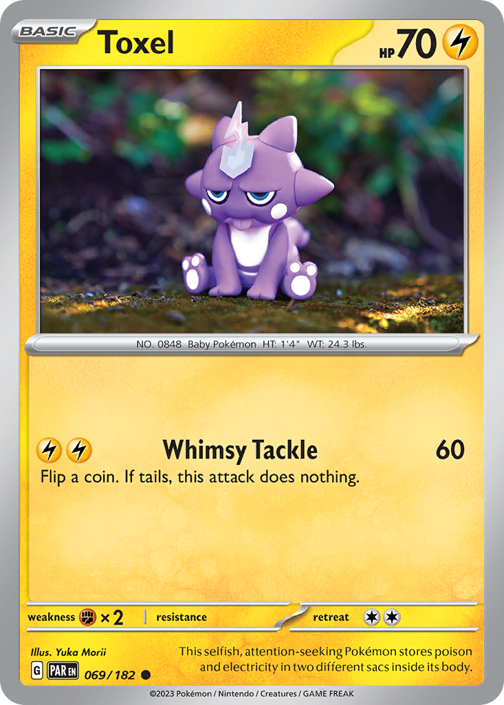 Toxel – Paradox Rift 069/182 Pokémon card