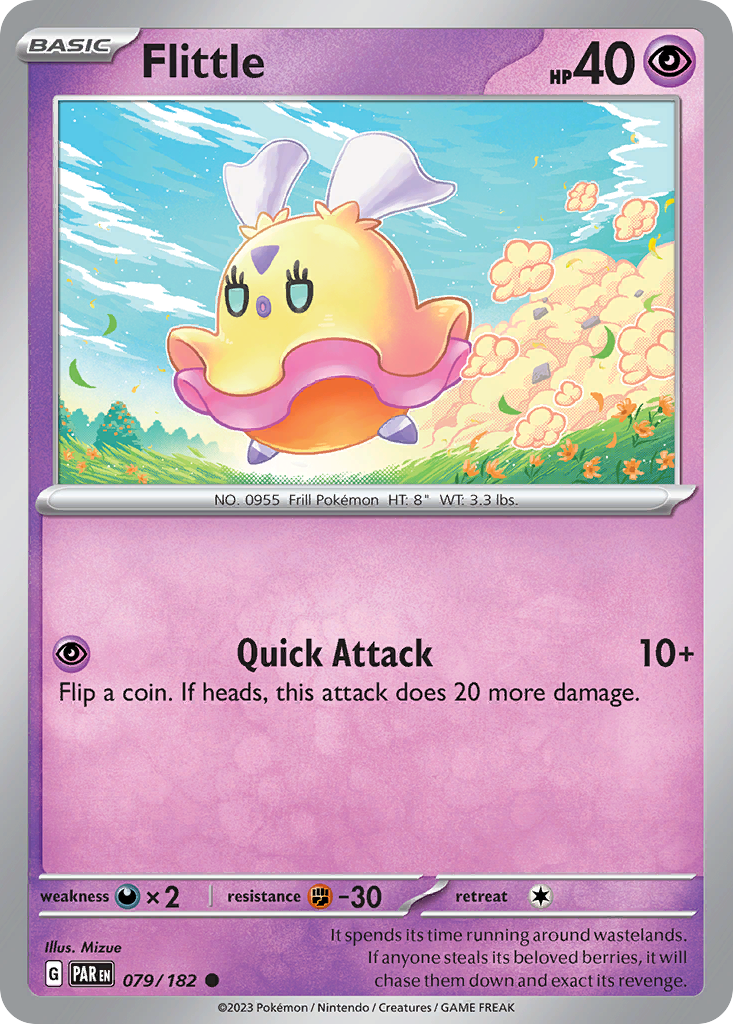 Flittle – Paradox Rift 079/182 Pokémon card