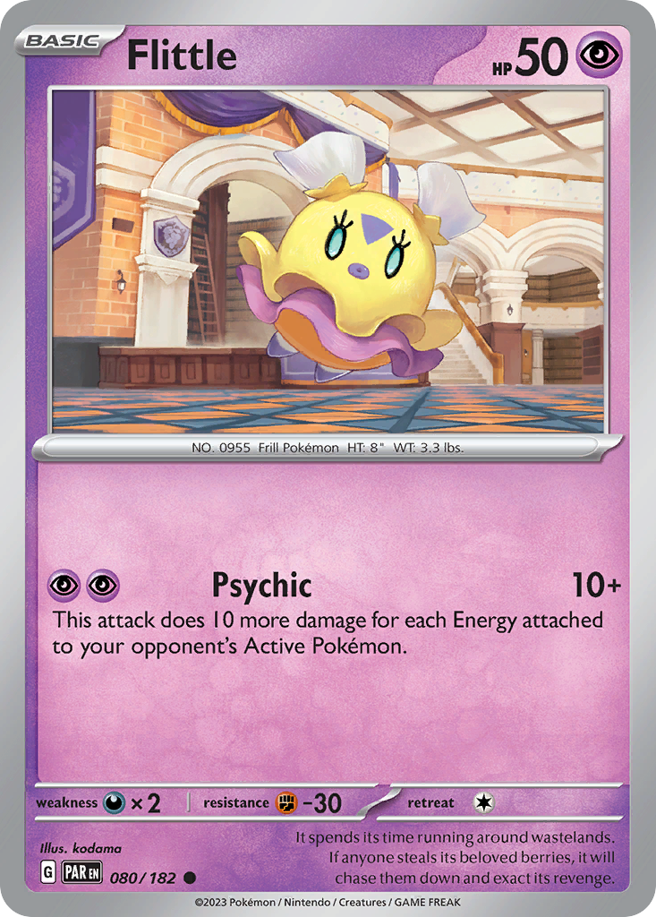 Flittle – Paradox Rift 080/182 Pokémon card