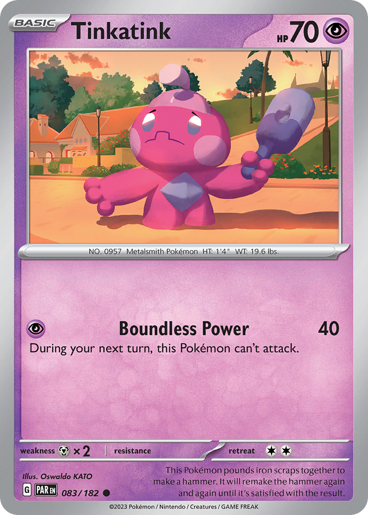 Tinkatink – Paradox Rift 083/182 Pokémon card