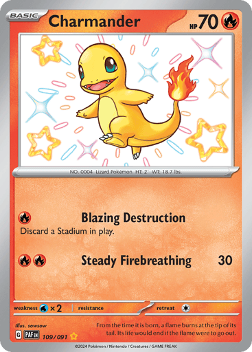 Charmander - Paldean Fates 109