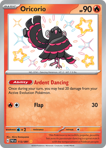 Oricorio - Paldean Fates 113