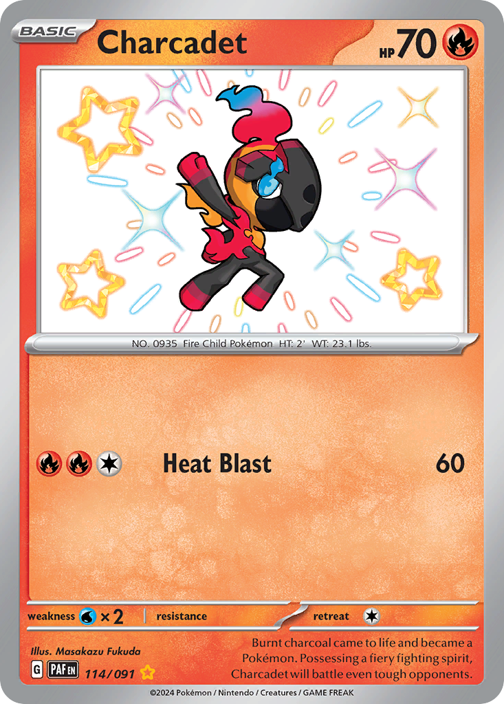 Charcadet – Paldean Fates 114/091 Pokémon card