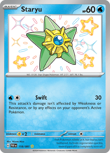 Staryu - Paldean Fates 118