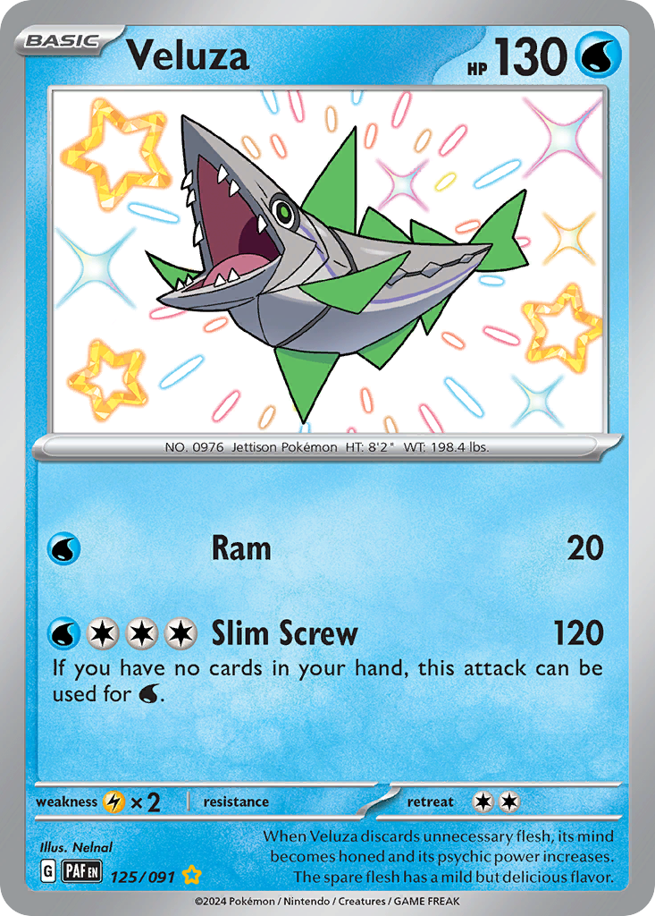 Veluza – Paldean Fates 125/091 Pokémon card