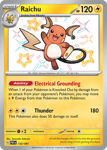 Raichu - Paldean Fates 132