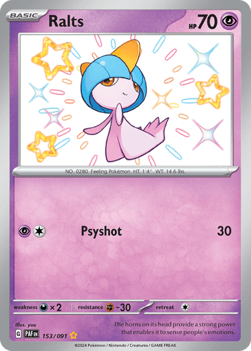 Ralts - Paldean Fates 153