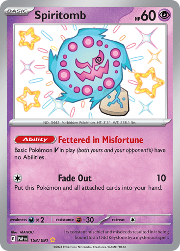 Spiritomb - Paldean Fates 158