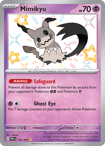 Mimikyu - Paldean Fates 160