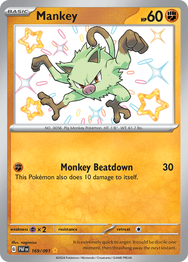 Mankey - Paldean Fates 169
