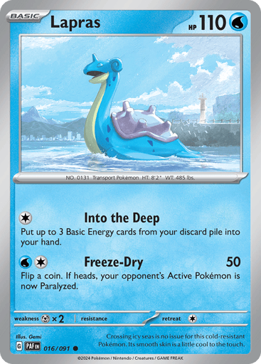 Lapras - Paldean Fates 16