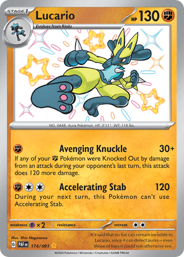Lucario - Paldean Fates 174