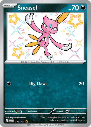 Sneasel - Paldean Fates 182