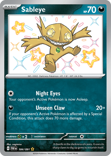 Sableye - Paldean Fates 184