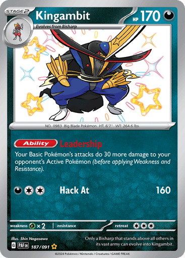 Kingambit - Paldean Fates 187