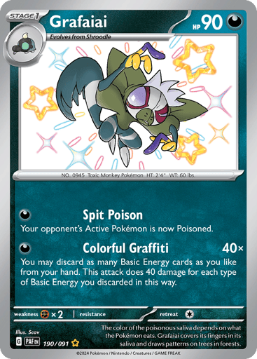 Grafaiai - Paldean Fates 190