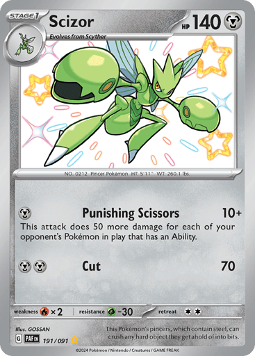 Scizor - Paldean Fates 191