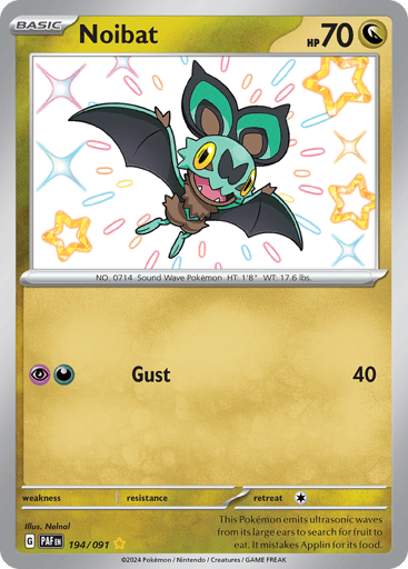 Noibat - Paldean Fates 194