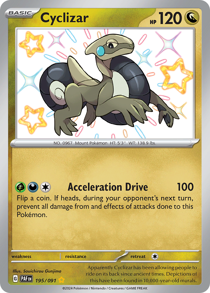 Cyclizar – Paldean Fates 195/091 Pokémon card