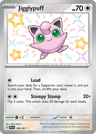 Jigglypuff - Paldean Fates 198