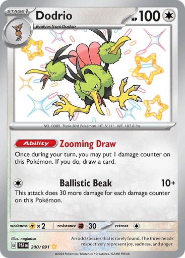 Dodrio - Paldean Fates 200