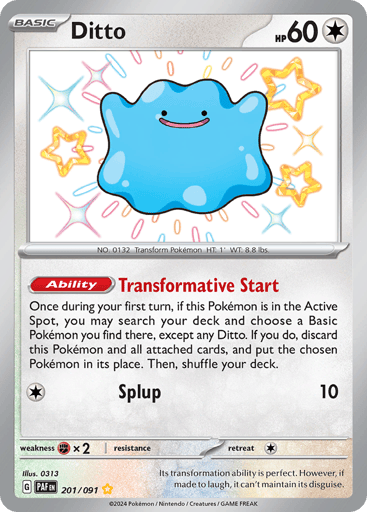 Ditto - Paldean Fates 201