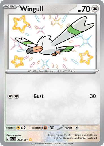 Wingull - Paldean Fates 203