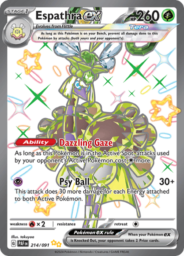 Espathra ex - Paldean Fates 214