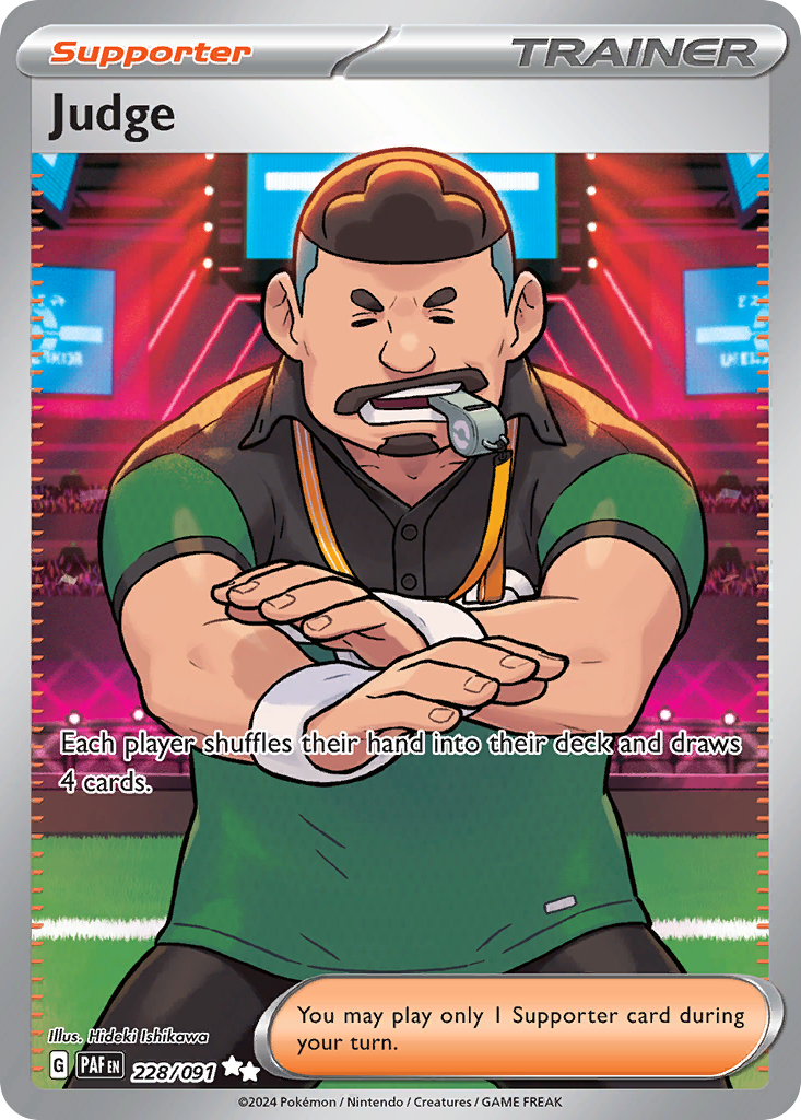 Judge – Paldean Fates 228/091 Pokémon card