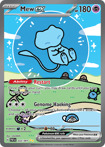 Mew ex - Paldean Fates 232