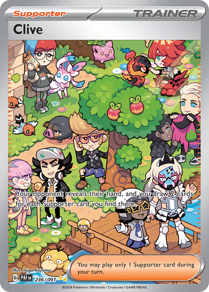 Clive – Paldean Fates 236/091 Pokémon card
