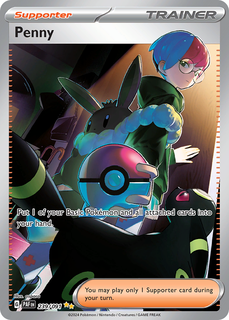 Penny – Paldean Fates 239/091 Pokémon card
