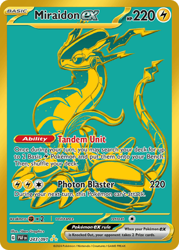 Miraidon ex - Paldean Fates 243