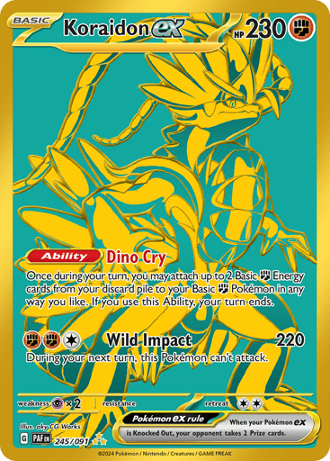 Koraidon ex - Paldean Fates 245