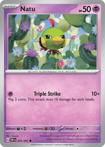 Natu - Paldean Fates 25