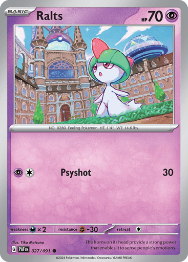 Ralts - Paldean Fates 27
