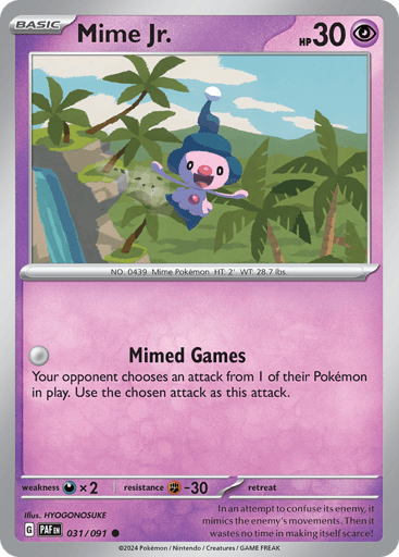 Mime Jr. - Paldean Fates 31