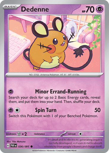 Dedenne - Paldean Fates 36