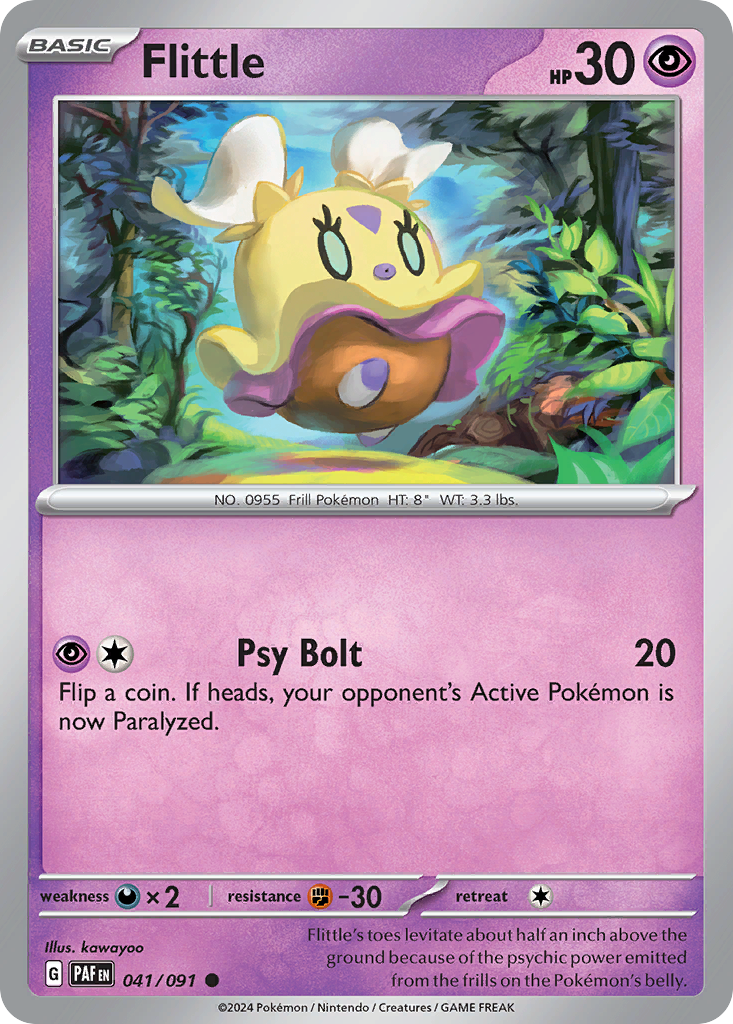 Flittle – Paldean Fates 041/091 Pokémon card
