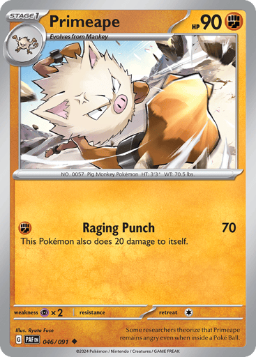 Primeape - Paldean Fates 46
