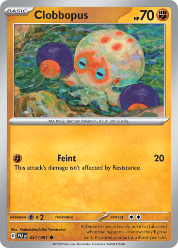 Clobbopus - Paldean Fates 51